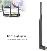Mugast WiFi Antenna 6DBI 2.4/5G Dual Band Router SMA Wireless System view 3