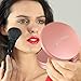 Magicfly Travel Mirror Lighted Magnifying, 10X/ 5X/ 1X Handheld Lighted Mirror, USB Rechargeable Travel Makeup Mirror, Daylight LED Compact Led Mirror Folding Mirror for Traveling, Rose Gold