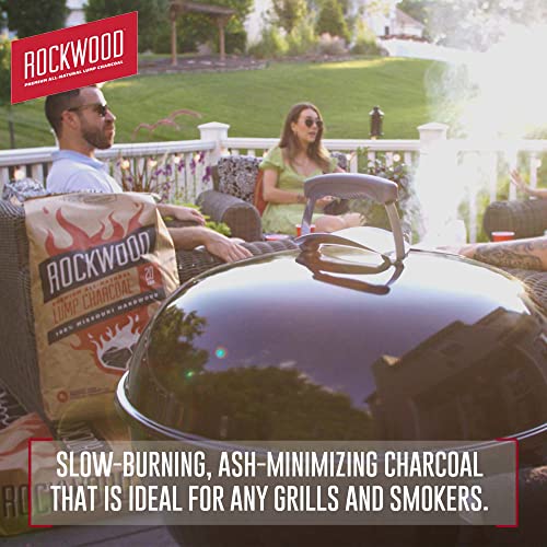 Rockwood All Natural Hardwood Lump Charcoal 20 Lbs 100 Made in USA