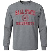 Barnesmith Long Sleeve Cotton Adult T-Shirt, Unisex, Heritage Logo, Grey
