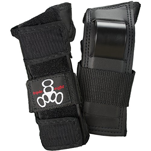 Triple 8 Saver Series Wristsavers (Black, Large)
