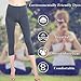 BLENDNEW High Waist Yoga Pants Tummy Control Workout Tights for Women, 4 Way Stretch Yoga Leggings with Pocket Design,Fashion Fit Running Yoga Pant(GR-17-L)