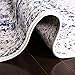 Safavieh Madison Collection MAD603D Cream and Navy Distressed Medallion Runner (2'3