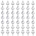Tongshi 99 Feet Crystal Clear Acrylic Beads Chain Garland Chandelier Hanging Christmas Wedding Decoration