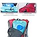 LYCAON 2L Hydration Backpack (BPA Free), 600D Waterproof Fabric, Lightweight Water Back Pack Hiking Cycling Biking Running Camping Bladder Backpacks for Kids Women Men ( Red )