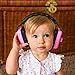 Little Llama Baby 6 Months to 4 Years Old Hearing Protection Ear Muffs - Super Comfortable Noise Reduction and Ear Protection for Your Infant Toddler and Child - Pink