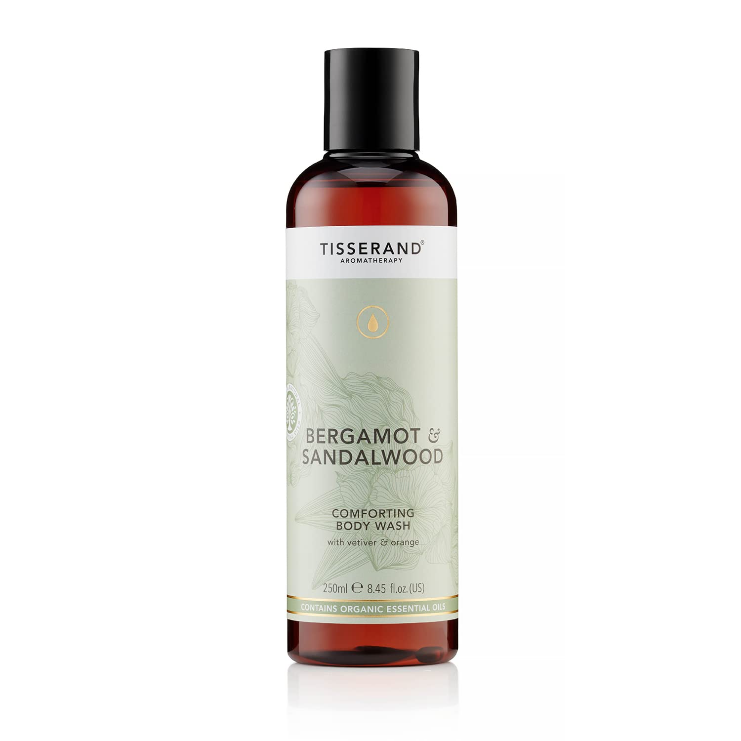Tisserand Aromatherapy - Nature's Spa Comforting Body Wash - 100% Natural Pure Essential Oils - Bergamot and Sandalwood - 250ml