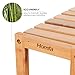 HOMFA Bamboo Bathroom Shelf 3-Tier Multifunctional Adjustable Layer Rack Wall Mounted Utility Storage Organizer Bathroom Kitchen Living Room Holder