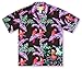 Paradise Found Jungle Bird Black Tom Selleck Magnum PI Hawaiian Shirt
