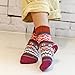 Keaza Women's 4 Pair Pack Vintage Style Cotton Wool Warm Winter Fall Crew Socks (WZ02C2)