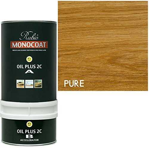 Rubio Monocoat Wood Stain Oil Plus 2C Pure (Clear) 350 ml