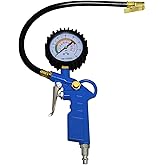 OKSTENCK Auto Tire Inflator with Pressure Gauge 220 PSI Dial Wheel Inflator Gage Compressor Accessories Heavy Duty with Rubbe