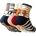Yoicy 6Pairs Womens Cotton Color socks - Soft Casual Candy Color Crew Socks for Womens Girls