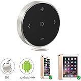 CCsky Bluetooth Car Kits,Wireless SmartRemote Contorl Hands-free Portable Bluetooth Media Button for Music,Shutter,Siri,Compatible with iPhone X/8/8Plus/Samsung/Nubia/LG/Tablets/iPad