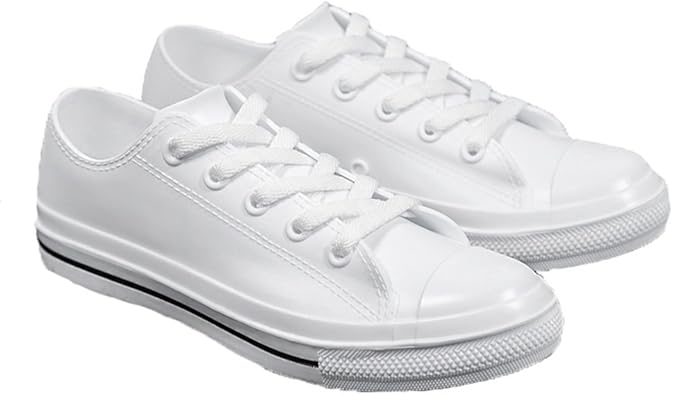 Amazon テンカ レインシューズ スニーカー レディース ショート 防水 雨靴 シンプル 無地 快適 通勤 通学 軽量 防滑 おしゃれ アウトドア ローカット 通気性 梅雨対策 晴雨兼用 撥水 レインシューズ