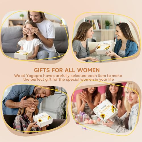 Yogopro Gifts for Women, Wellness Gift Box for Best Friend Sister Coworker, Mother's Day Gift for Mom, Gift Box for Birthday Valentines and Christmas