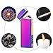 Windproof Arc Lighter X Plasma Lighters Rechargeable USB Lighter Electric Lighter for Cigarette Candle-with LED Display Power (Magic)thumb 2