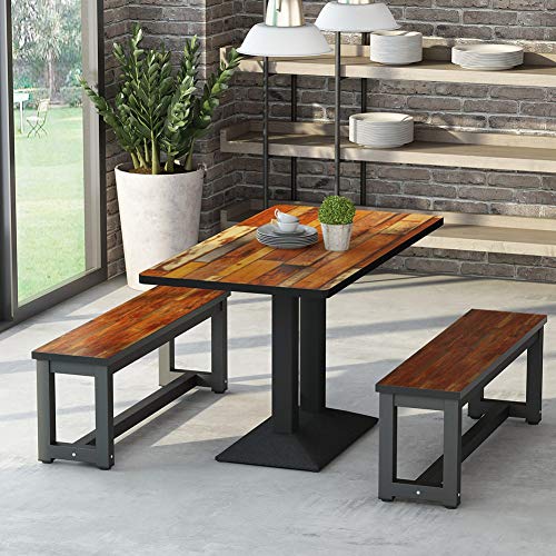 Tribesigns Dining Table, Dinette Table Breakfast Table for Kitchen, Dining Room, Living Room (Rectangular) - Thumbnail 3