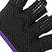 Contraband Pink Label 5537 Womens MICRO Weight Lifting Gloves w/Grip-Lock Padding (PAIR) (Purple, Small)