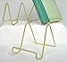 Wire Easel Display Stand - Twisted Brass Metal - 4