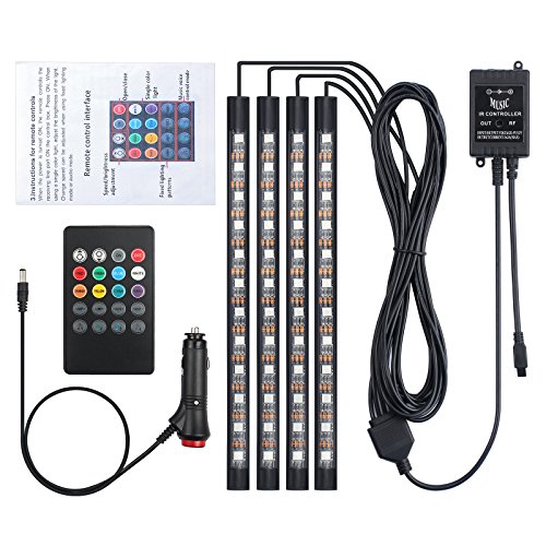 12V-Tira-de-Led-Luces-Interiores-del-Coche-Footwell-Luces-Regulable-Iluminacin-Ambiental-RGB-SMD-48-LED-Luces-de-Humor-del-Coche-a-Prueba-de-Agua-con-Control-Inalmbrico-de-Msica-y-Encendedo