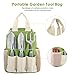 FIXKIT Garden Tool Set, 10 Piece Aluminum Hand Tool Kit, Garden Planting Canvas Tote, Heavy Duty Gardening Tools for Women Menthumb 1