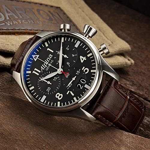 Barton Alligator Grain – Fast Launch Leather-based Watch Bands – Select Coloration, Size & Width – 16mm, 18mm, 19mm, 20mm, 21mm, 22mm, 23mm, or 24mm Normal or Lengthy