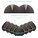 Aroma Essential Oil Diffuser,400ml Ultrasonic Cool Mist Humidifier for Large Room-Wood Black