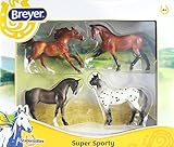 Breyer Stablemates Super Sporty Four Horse Set
