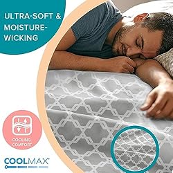 Comfort Spaces Coolmax Moisture Wicking Sheet Set