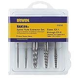 IRWIN Screw Extractor for Spiral Screws, 5-Piece (53535)