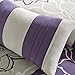Madison Park Lola Sateen Cotton Comforter Set-Casual Medallion Floral Design All Season Down Alternative Bedding, Shams, Bedskirt, Decorative Pillows, Queen, Grey/Purple 7 Piece