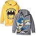 DC Comics Boy's Batman 2 Pack Hoodies, Grey, 6