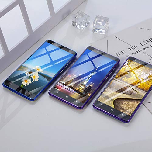 5.0" Ultrathin Unlocked - Android5.1 Dual-Core 512MB+4GB+Extra 16GB GSM/3G WiFi Dual SIM Dual Camera Smart Cellphone (Blue) - Thumbnail 3