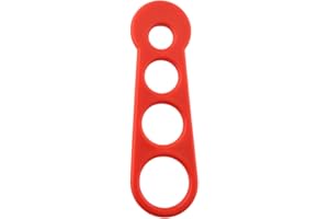 Generic Spaghetti Measurer - Kitchen Noodle Measuring Tool | 4-Hole Pasta Measurer for 1-4 Servings | Material, 18.5cm L x 5.