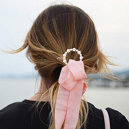 Milacolato 20 Pcs Pearl Hair Clips Artificial Pearl Hair Pins for Women Girls Elegant Handmade Fashion Hair Accessories Pearl Hair Clips for Party Wedding Daily - Thumbnail 6