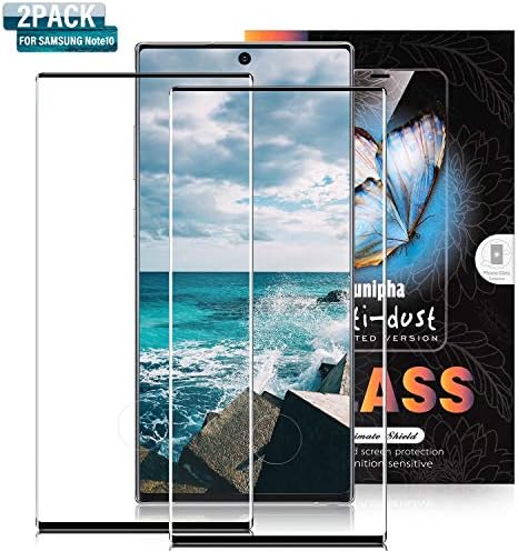 Zdai Galaxy S10 Plus Screen Protector Tempered Glass,[Anti-Fingerprint][No-Bubble][Scratch-Resistant] Glass Screen Protector for Samsung Galaxy S10 Plus [2-Pack]