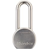 Master Lock 930DLHPF Padlock with Key, Hardened Steel