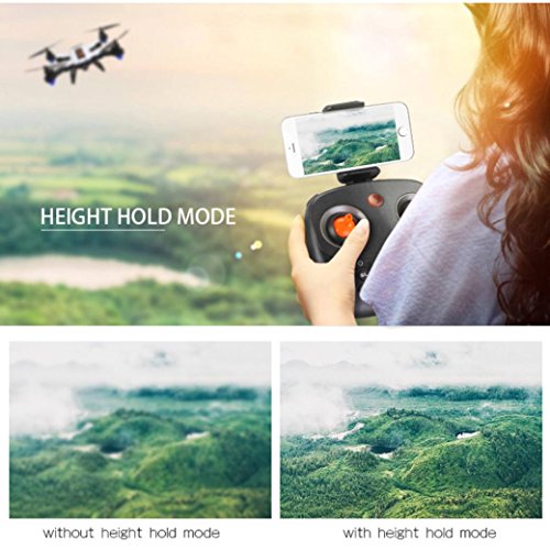 Wifi FPV Drone with 720P Wide-Angle HD Camera Live Video RC Quadcopter with Altitude Hold, Gravity Sensor Function, RTF and Easy to Fly for Beginner (A) - Thumbnail 3