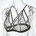 FAPIZI ♥ Lingerie ♥ Women Lingerie Floral Sheer Lace Bra Top Seamless Bralette Cup Wireless Bra (XL, Army Green)