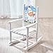 Teamson Kids - Safari Wooden Rocking Chair for Children - Zebra