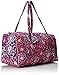 Vera Bradley Women's Cotton Large Travel Duffel Bag, Katalina Pink, One Size