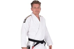 Tatami Fightwear Nova Absolute Brazilian Jiu Jitsu BJJ Gi w/Free White Belt - White - A2L