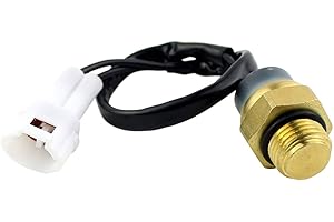 RMSTATOR Replacement for Fan Heat Thermal Sensor Switch Suzuki Eiger Quadrunner KingQuad 250 300 400 cc 1991-2010 | OEM Repl.