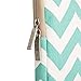 Mosiso Chevron Style Canvas Fabric Laptop Briefcase Handbag Carrying Case Cover for 11-11.6 Inch MacBook Air, Ultrabook Netbook Tablet, Hot Blue