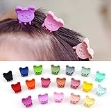 Sc0nni 30Pcs bangs mini hair claw clip hair pin for little girls Random Assorted colored