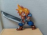 Sprite Cloud - Final fantasy - Hama Beads - Pixel art