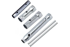 Xinghonyac 6PCS Professional Dual-Ended Wrench Socket Set – Spark Plug & Plumbing Tool Kit (10-21mm) for Motorcycle & Auto Ma