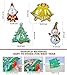 Christmas Decorations - 59 pcs Christmas Party Supplies Include Merry Christmas Banner/Christmas Card/Photo Booth Props/Foil Balloons/Latex Balloons for Christmas Indoor Decor