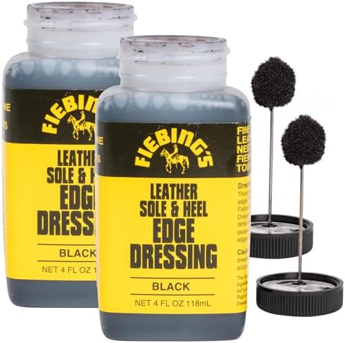 brown edge dressing Amazon.com: Fiebing's Leather Sole & Heel Brown Edge Dressing (4 oz) - High Gloss Shoe Dressing for Leather Soles and Heels